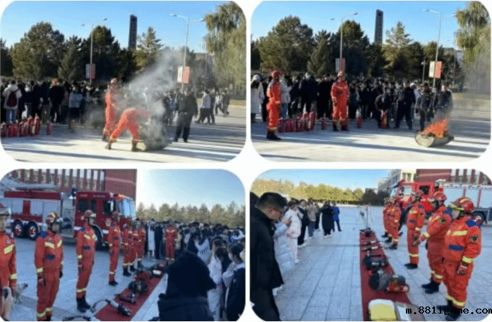 学习消防安全知识 构建平安和谐校园 ——我校举办安全消防知识讲座和应急演练